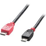 Cable Micro USB LINDY 31758 50 cm Black
