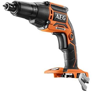 AEG 18 V PRO18V borstelloze accu-droogbouwschroevendraaier BTS18BL-0 (max. draaimoment 5 Nm, 1/4 inch hex-opname, enkel en continu gebruik, stationair toerental 0-5.000 min-1, zonder accu en oplader