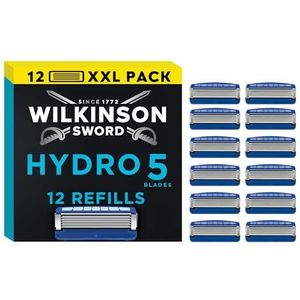 Wilkinson Sword Hydro 5 Skin Protect Regular scheermesjes voor heren, 10 + 2 stuks, 12 stuks