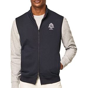 Hackett London Heren Heritage Gilet FZ Hooded Sweatshirt, Navy Blazer, XXL, marine Blazer, XXL