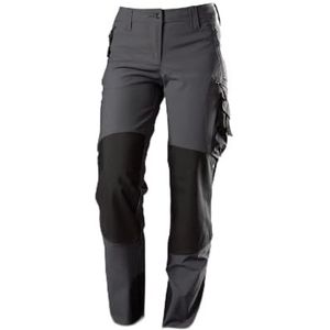 BP 1862 620 Superstretch broek voor dames 92% polyamide, 8% elastaan antraciet/zwart, maat 40l