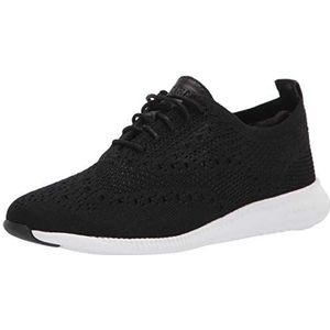 Cole Haan 2.zerogrand stiksels Oxford voor dames, Zwart Zwart Knit Optic Wit Zwart Knit Opt Wht, 41 EU