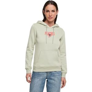 Miss Tee Dames Peaches Hoody, softsalvia, XS