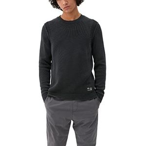 Q/S designed by - s.Oliver Men's 50.3.51.17.170.2118724 Sweater, Zwart, XL