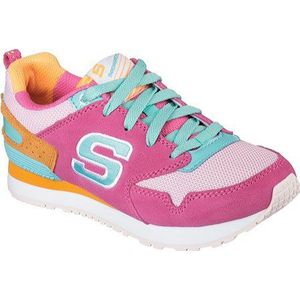 Skechers (SKEES meisjes, functionele schoen, retrospect-retro racer, roze (hpmt), 28, Roze Hpmt, 28 EU