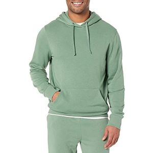 Amazon Essentials Heren lichtgewicht Franse badstof hoodie met lange mouwen (verkrijgbaar in groot en lang), saliegroen, Small
