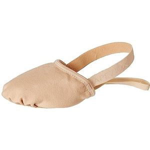Capezio Hanami Pirouette plat balletschoentje voor dames, Naakt, Medium