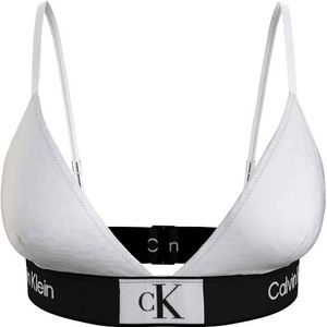Calvin Klein Triangle BH voor dames, Pvh Classic Wit, L
