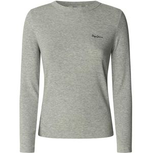 Pepe Jeans Dames Betina T-shirt, grijs (Marl Grey), XL, Grijs (Marl Grijs), XL