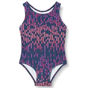 Playshoes Meisjes UV-bescherming badpak zwempak badkleding, Allover, 110/116 cm