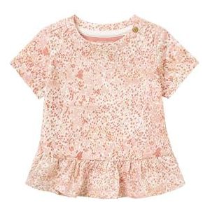 Noppies Baby Tee Nebraska T-shirt voor meisjes, korte mouwen, all-over T-shirt voor baby's, Rose Dawn - N026, 62 cm