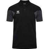 Hummel - Travel - Poloshirt - Blauw - Piqué Stof - Knoopsluiting