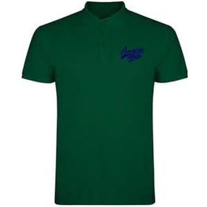 AMERICAN COLLEGE USA Poloshirts Sport Ademend Gedrukt Kleding Unisex Kinderen Jongens en Meisjes Casual Model ACPLW1 Donkergroen 16 Jaar, Groen, 16 Jaar