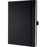 SIGEL CO116 Premium notitieboek, gelinieerd, A4+, hardcover, zwart - Conceptum