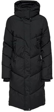Only - ONLHARPER LIFE LONG PREMIUM COAT - Gewatteerde Jas - Zwart