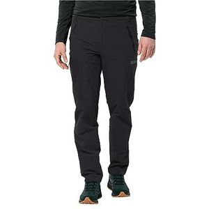 Jack Wolfskin Glastal-winterbroek M Trekking, zwart, 94 heren, Zwart