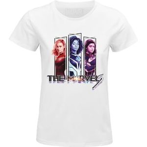 Marvel ""The WOMAVLSTS024 T-shirt voor dames, wit, maat XL, Wit, XL