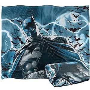 BATMAN Silky Touch Super Zachte Sprei Deken, 152 x 127 cm
