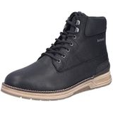 Rieker - Veterboots - Grijs/Zwart - Gevoerd - Waterafstotend