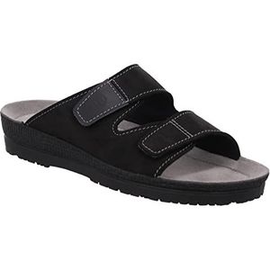 Scholl MONTEREY 2 STRAPS AD Lea-W Dames Muiltjes Black