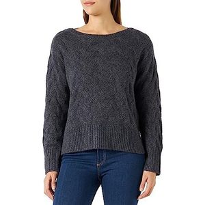 TOM TAILOR Dames Gebreide trui 1032629, 30281 - Evident Anthracite Melange, L