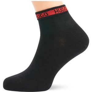 HUGO - Vrijetijdssokken - Zwart - Set van 2 - Met Hugo Logo-opdrukken