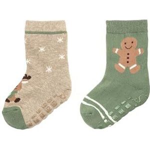 Sterntaler Unisex ABS sokken DP Kerstmis, beige, 24