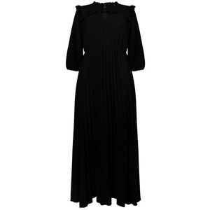 Felipa dames maxi-jurk jurk, zwart, S