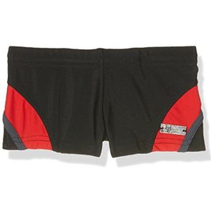 Haute pression Zwembroek voor jongens, zwart (zwart/grijs/rood), 4 Jaren