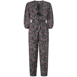 Pepe Jeans - PL230494 - Lange Jumpsuit - Bloemenprint - Katoen - Lange Mouwen