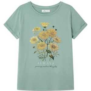 Springfield Dames T-shirt, zeegroen, L