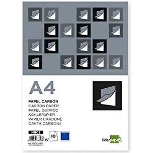 Liderpapel Koolstofpapier, blauw, DIN A4, 10 vellen