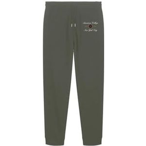 AMERICAN COLLEGE USA Joggingbroek voor heren, kaki, maat L, Groen, L