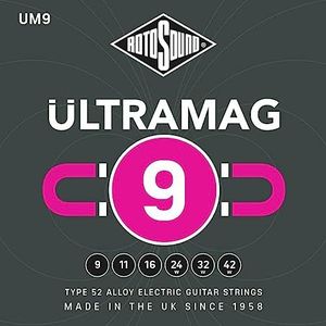 Rotosound snaren voor elektrische gitaar ULTRAMAG 6-snaren UM9 Super Light 9-42