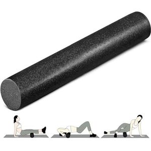 Yes4All Foamroller, ultra lichte EPP-spierroller met hoge dichtheid, 30/45/60/90 cm, lang, voor rug, benen, trainingen, triggerpoint-oefeningen, sportschool, pilates, fitness, yoga, diepe