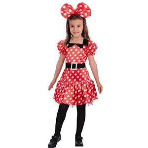 Carnival Toys – Minnie Mouse kostuum voor meisjes uniseks-child, meerkleurig, één maat, 66012.