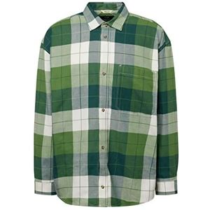 Mavi Heren Check Shirt hemd, groen, XL, groen, XL