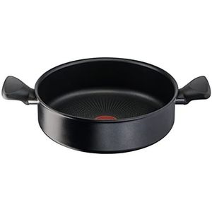 Lagostina Rigenera Green Kookpan met lage antiaanbaklaag, 100% gerecycled, Ø 24 cm, inductiepot voor gas en oven, thermosignaal-kookweergave, krasbestendige coating, ergonomische greep