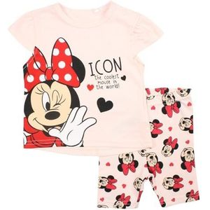 Disney Minnie Babyset, complete babyoutfit, zachtheid en comfort met Minnie Mouse-design, lichtroze, 3 maanden, lichtroze, 3 Maanden