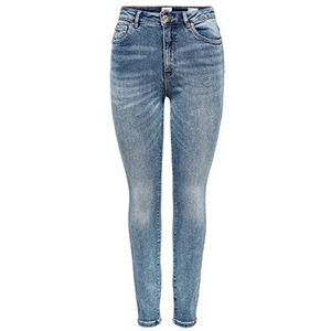 ONLY ONLMila HW Ankle Skinny Fit Jeans voor dames, blauw (Medium Blue Denim Medium Blue Denim)., 32