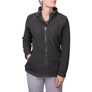 HRM - Dames Fleece Jas - Donkergrijs - Premium Fleecejack - Functionele Jas voor Vrouwen