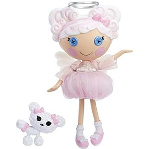 Lalaloopsy 576853EUC Doll Cloud E. Sky met huisdier Poodle - 33 cm Angel pop met wit haar, vleugels & veranderbaar roze outfit & schoenen. In een herbruikbaar huis speelset pakket - Voor 3-103 jaar