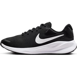 Nike Revolutin 7 Sneakers voor dames, Zwart Wit, 40 EU