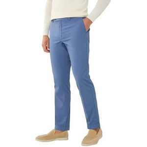 Hackett London Heren Essential Stretch Pop Broek, Blauw (Avio), 30W/32L, Blauw (Avio), 30W / 32L