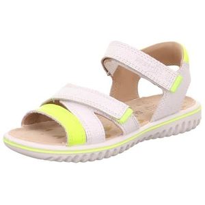 Superfit Sparkle sandalen voor meisjes, wit geel 1000, 33 EU