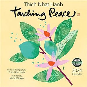 Amber Lotus Touching Peace 2024-kalender: citaten en kalligrafie door Thich Nhat Hanh: Quotes and Calligraphy by Thich Nhat Hanh