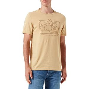 s.Oliver Heren T-shirt, goudgeel, S