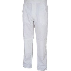 Carson Classic Workwear Werkbroek van puur katoen, 1 stuk, 60, wit, KTH709H.W