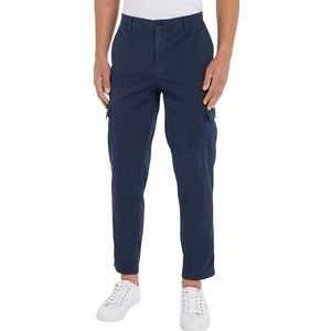 Tommy Hilfiger Geweven broek voor heren, Blauw (Woestijnhemel), 32W / 34L