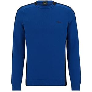 BOSS heren rinos gebreide sweater, bright blue, XXL